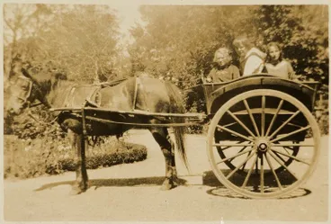 Image: Stella and Cart undated