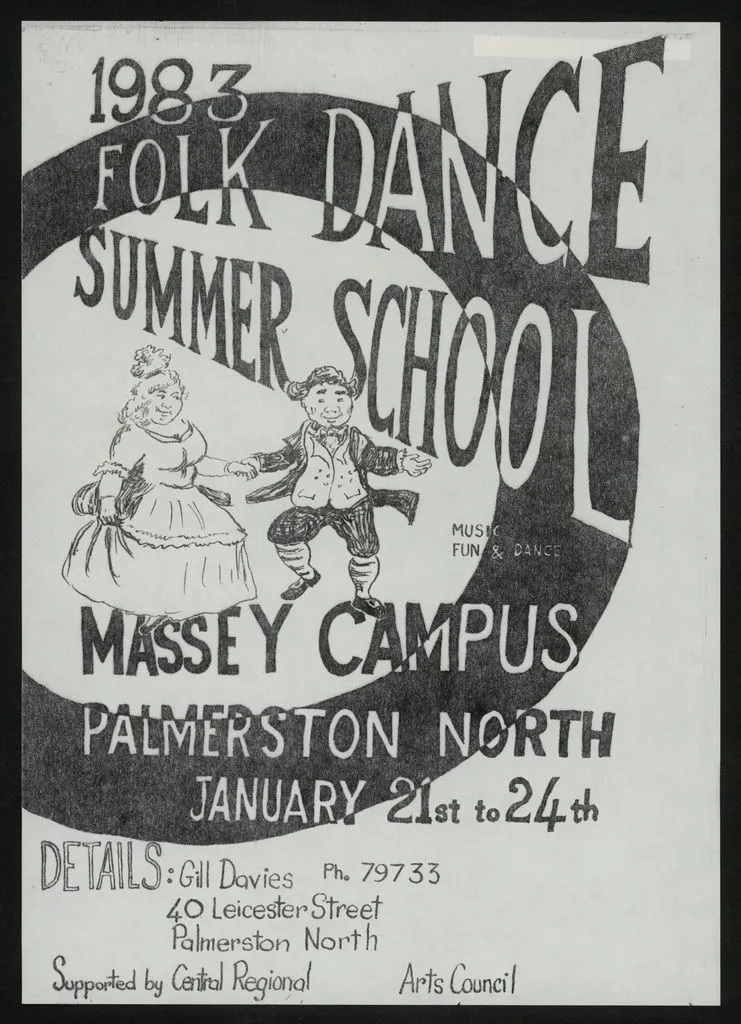 Folk Dance Summer School poster