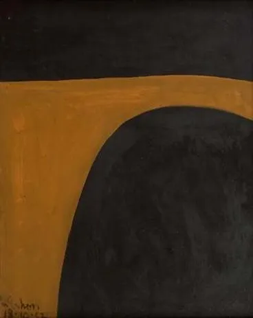 Image: Yellow and black landscape