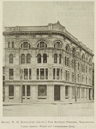 Image: Messrs. W. M. Bannatyne and Co.'s new business premises, Wellington