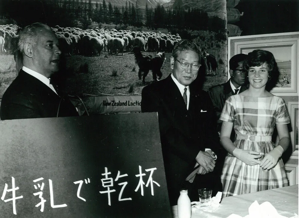 New Zealand Dairy Board. Prime Minister of Japan visit, 1963