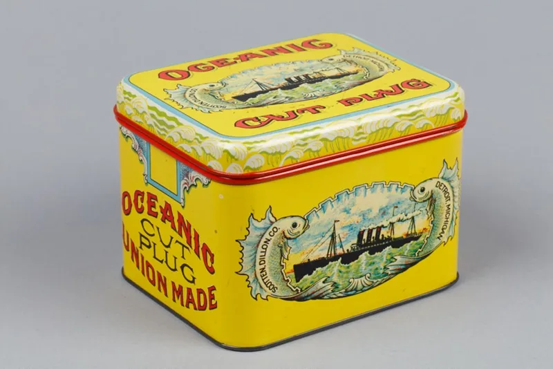 Tin, Tobacco, Oceanic cut plug