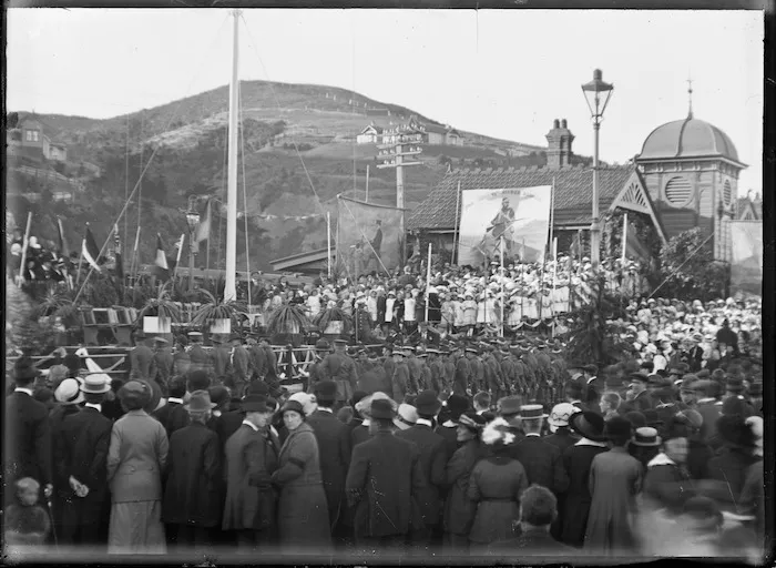 Anzac day commemoration at Petone