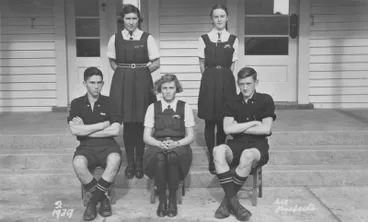 Image: Group portrait, Wairoa District High School Prefects