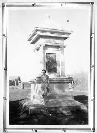 Image: Mahupuku monument at Papawai