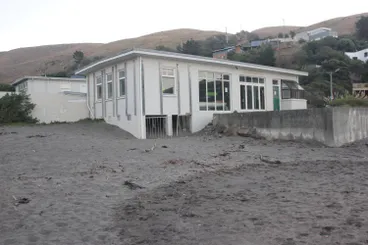 Image: Taylors Mistake surf lifesaving club building, 2019