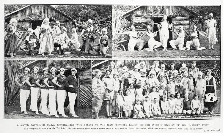 Talented Southland Girls: Entertainers who belong to the most Southern Branch of the Women's Division of the Farmers' Union