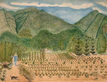 Image: Thomas Bell's garden, 1892