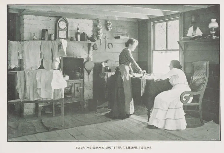 Gossip: photographic study by Mr T Leedham, Auckland