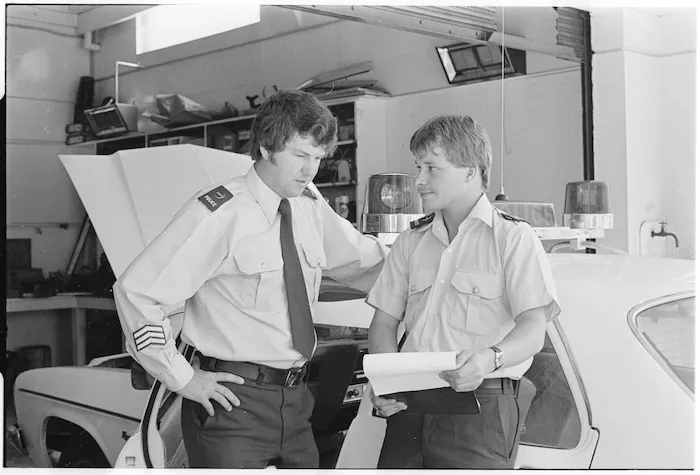 New and old uniforms of the New Zealand Police