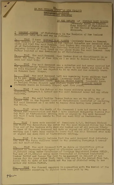 Image: Honorah Mary Parker