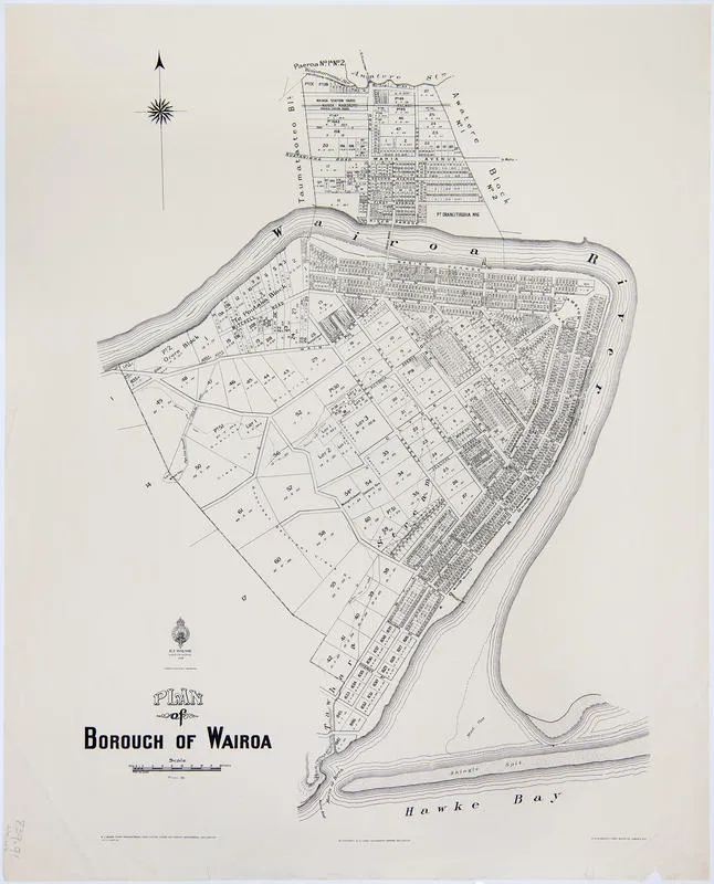 Map, Borough of Wairoa