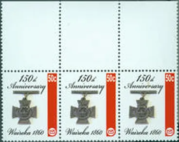 Image: 150th Anniversary of the Battle of Waireka 1860 commemorative postal material