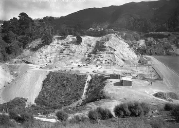 Image: Construction of Anderson Park, Wellington