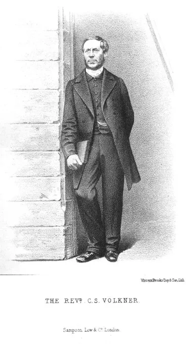 Image: Vincent Brooks, Day & Son Lith. — The Revp C.S. Völkner — Sampson Low & Co. London