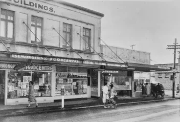 Image: Shops, Papatoetoe, 1961