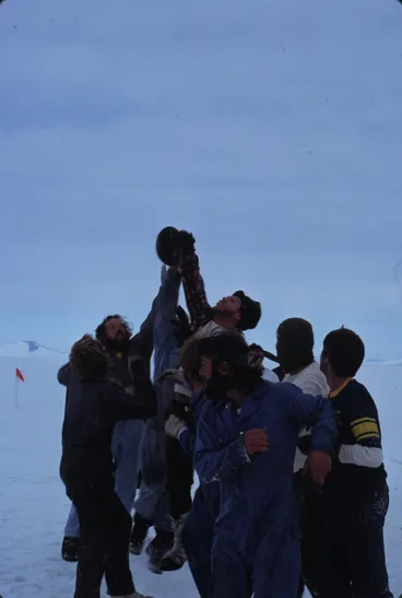 Image: Scott Base vs VXE-6 Rugby Match