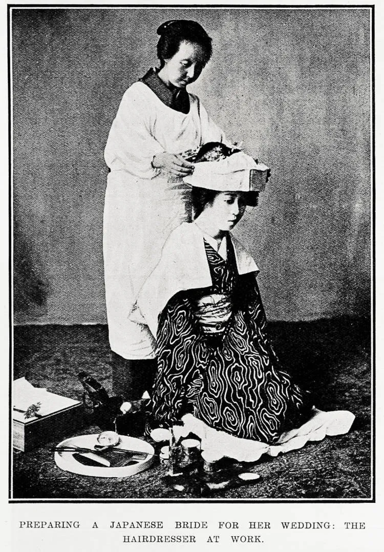 Preparing A Japanese Bride For Her Wedding