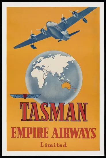 Image: Artist unknown :Tasman Empire Airways Limited. TEA Ltd [1939-1940]