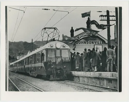 Electrification opening day, Johnsonville Railway Station