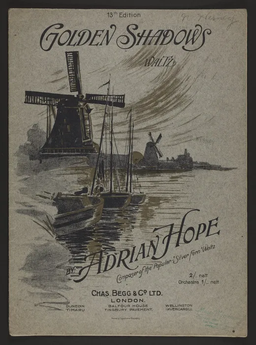 Golden shadows : waltz / by Adrian Hope.