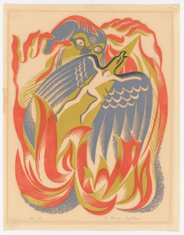 Image: Maui and the fire goddess