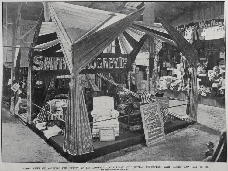 MESSRS. SMITH AND CAUGHEY'S FINE EXHIBIT AT THE AUCKLAND AGRICULTURAL AND PASTORAL ASSOCIATION'S FIRST WINTER SHOW, MAY 22, 1907