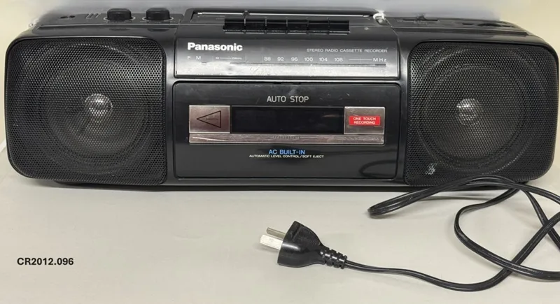 Panasonic stereo radio cassette recorder used by Anne Cook