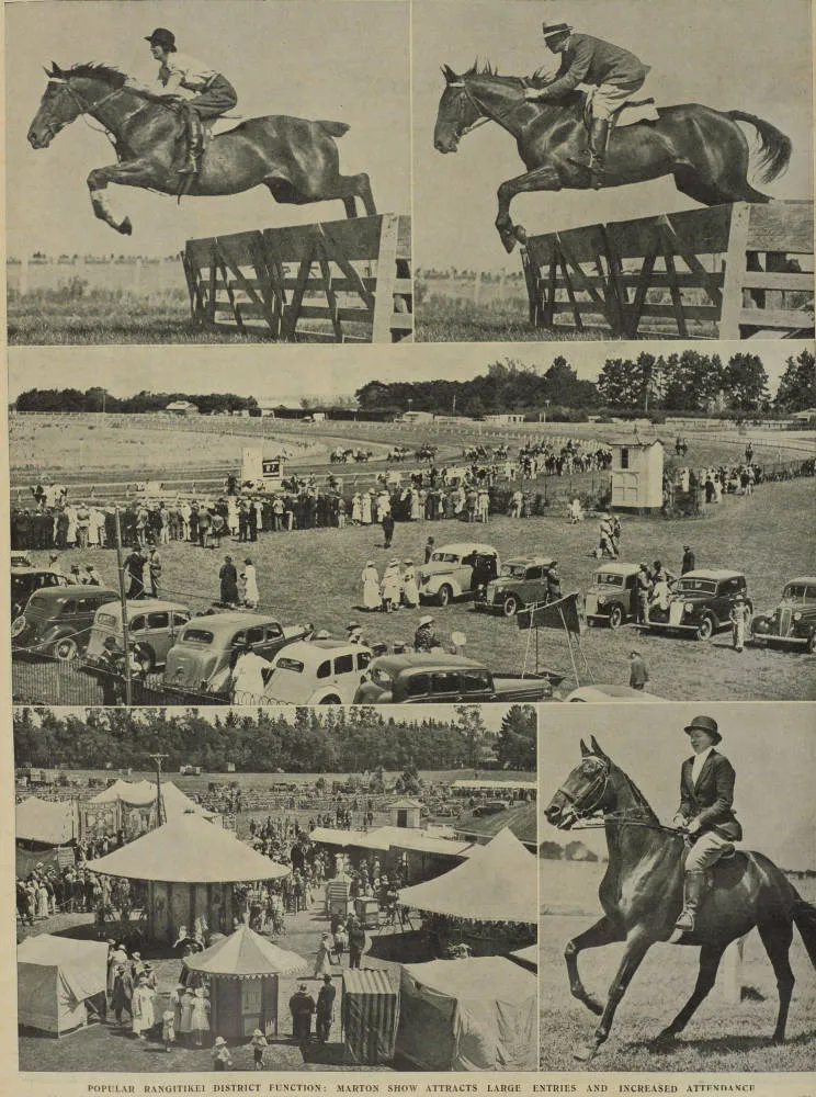 Popular Rangitikei district function: Marton Show attracts large entries and increased attendance