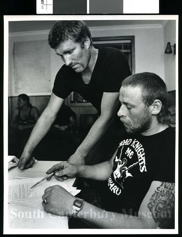 Road Knights motorcycle club members