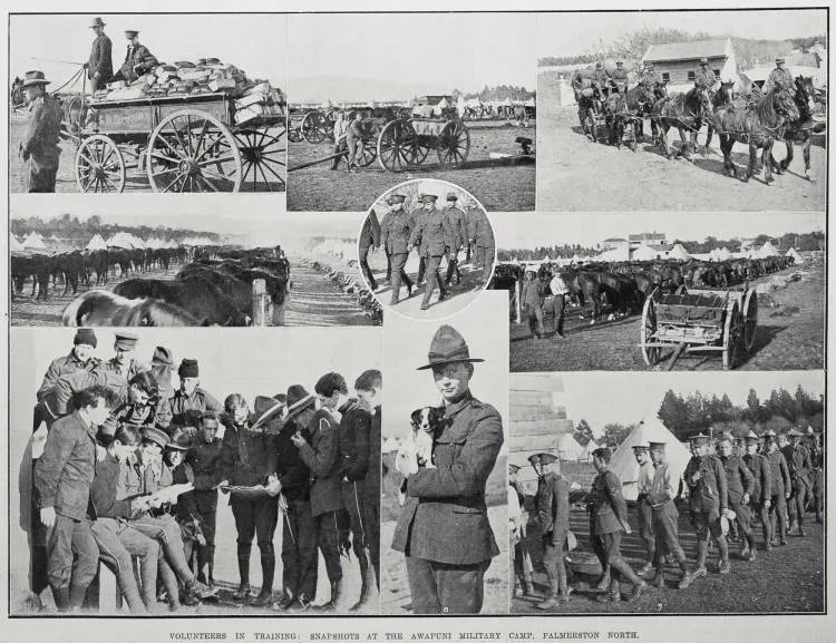 Volunteers in training