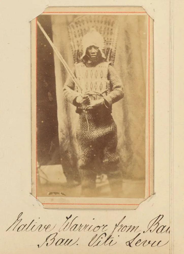 Native warrior from Bau Bau, Viti Levu. From the album: New Zealand Chiefs