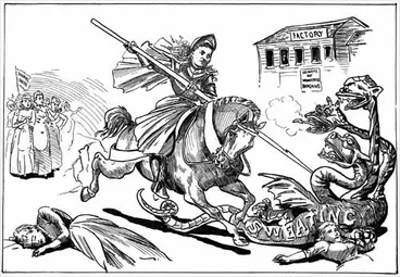 The sweating crusade, 1892 Image: The sweating crusade, 1892