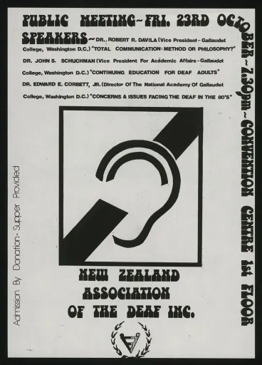 Image: Association of the Deaf poster