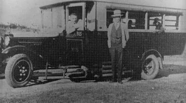 Image: School Bus, Hokio Beach