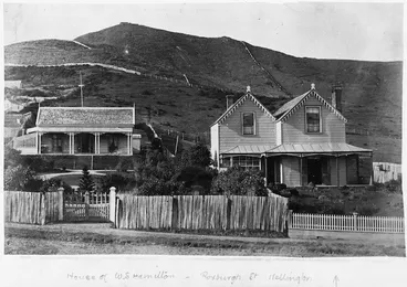 Image: Houses in Roxburgh Street, Mount Victoria, Wellington