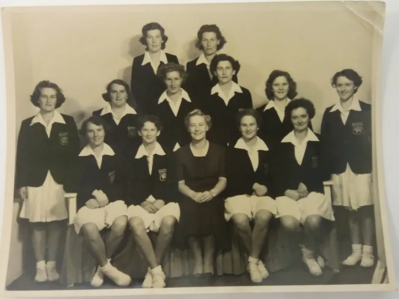 Photograph: 1949 Wellington Women's Cricket team photo. 