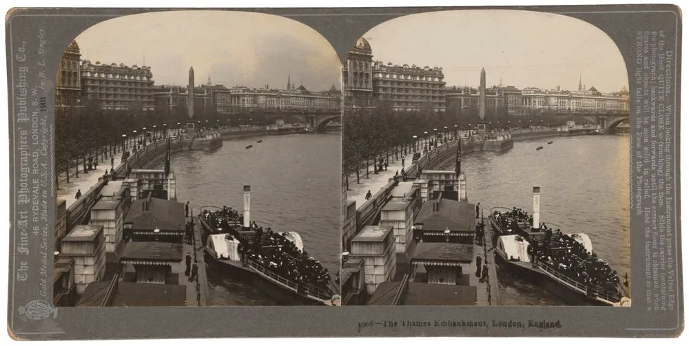 The Thames Embankment, London, England