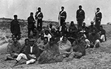 Pai Mārire Prisoners, 1865 Image: Pai Mārire Prisoners, 1865