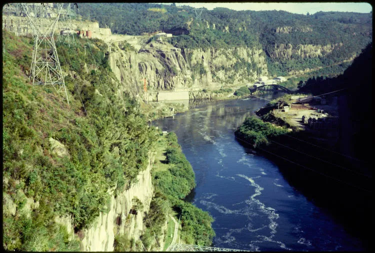 Maraetai Power Station, Waikato River, 1966