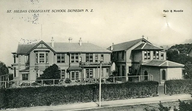St Hilda's Collegiate School postcard 1908
