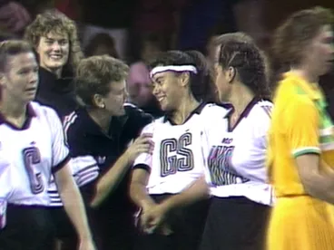 Image: One Network News - Silver Ferns debut of April Ieremia (4 May 1989)