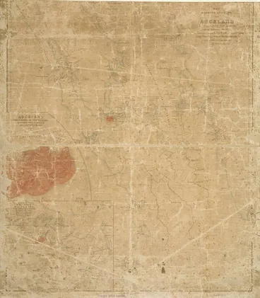 The harbour and city of Auckland, the capital of New Zealand with the districts of the rivers Kai para, Waitemata, Tamaki, Waihou or Thames, Mercury Bay, Kawia, Piako, Waipa, Waikato, Manakao, Tauranga, etc., compiled from various surveys by John Arrowsmith. Image: The harbour and city of Auckland, the capital of New Zealand with the districts of the rivers Kai para, Waitemata, Tamaki, Waihou or Thames, Mercury Bay, Kawia, Piako, Waipa, Waikato, Manakao, Tauranga, etc., compiled from various surveys by John Arrowsmith.