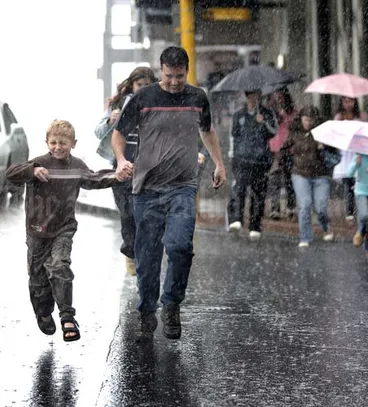 Image: Caught in the rain