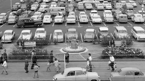 Garden Place from the Chief Post Office 1963