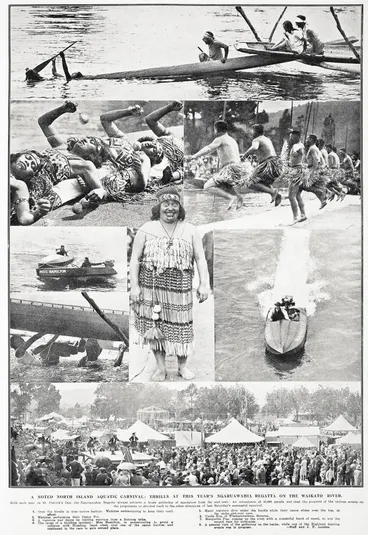 Image: A noted North Island aquatic carnival: thrills at this year's Ngāruawāhia Regatta on the Waikato River