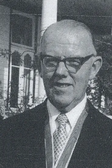 Image: J.K. (later Sir Jack) Hunn, author of the report, ‘Proposed National Library’, 1956. — D. Hunn