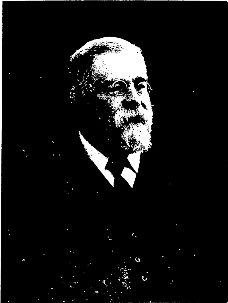 THE RETIRING REGISTRAR-GENERAL (MR, E. J. VON DADELSZEN.) (New Zealand Free Lance, 10 April 1909)