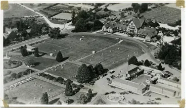 Image: Aerial view of Government Gardens and Bath House