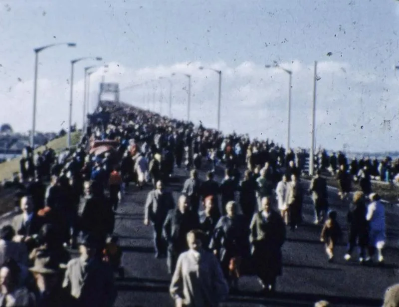 Auckland Harbour Bridge opening